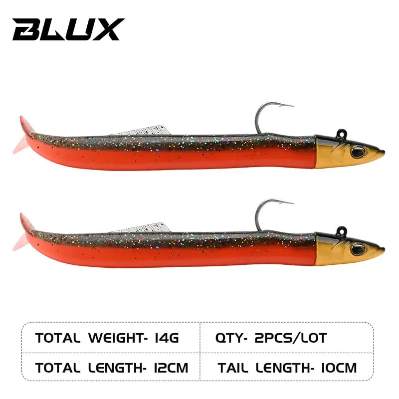 Allblue – Body Lure Silicone 14 g Fish Flash Sand Eel Small