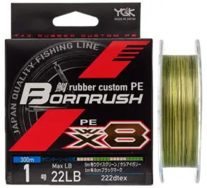 YGK - חוט בד לדייג ג'רג'ור דגם Bornrush