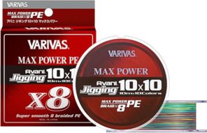 חוט דיג, ג'יגינג, VARIVAS, Avani, 10×10, Max Power, PE X8, חוט קלוע,