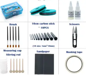 ערכה לתיקון מקל/חכה דיג שבורה