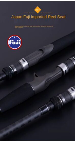 מקל ז'רז'ור FJORD עם בית גלגל Fuji יפני – מקל דיג מקצועי לז'רז'ור בים בישראל | חנות דיג BABAJIG בתל אביב