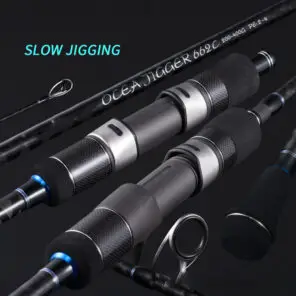 חכת דיג FJORD מקרבון Ocea Jigger 692C לג'יגינג איטי – תקריב מקל דיג מקצועי | חנות דיג BABAJIG בתל אביב