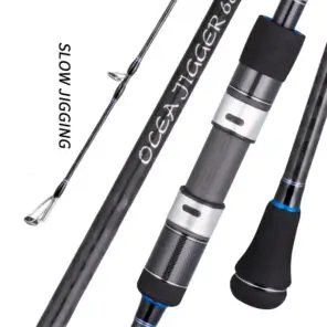 חכת דיג FJORD מקרבון לג'יגינג – מקל דיג מקצועי לדיג מקיאק וסירה בים בישראל | חנות דיג BABAJIG בתל אביב