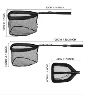 רשת הרמה לדגים עם מקל טלסקופי – רשת הרמה מקצועית לדיג בים בישראל | חנות דיג BABAJIG בתל אביב