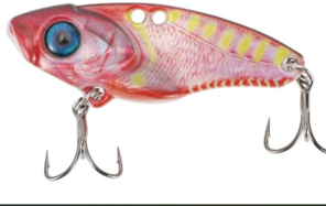 Metal Vibe cicada lure for saltwater and freshwater predator fishing