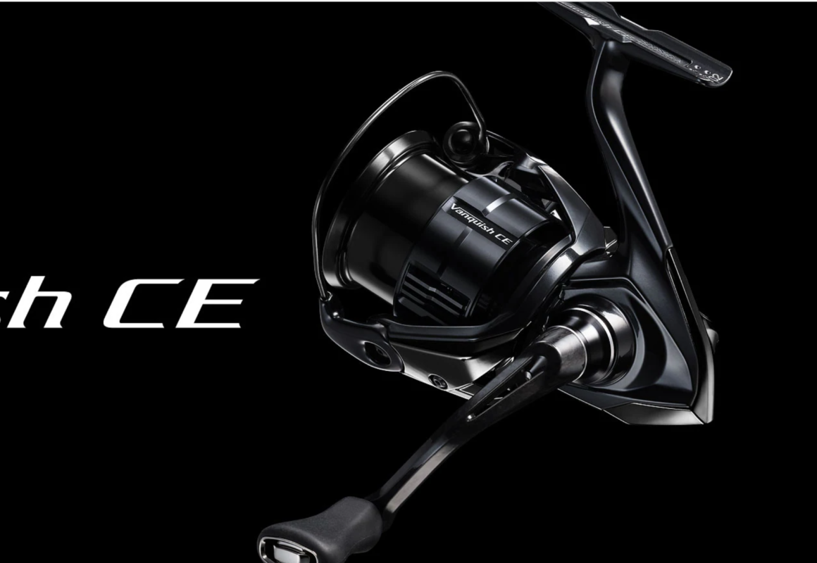 Shimano Vanquish CE 2026 spinning reel closeup professional new model