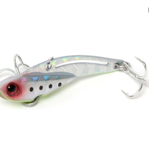 ציקדה מתכתית Jackson Teppan Vib 3 גרם כסוף-זברה זווית צד – דמוי מומלץ לדיג דגים טורפים בים בישראל | חנות דיג BABAJIG בתל אביב