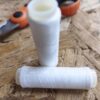 Elastic thread for securing fishing bait