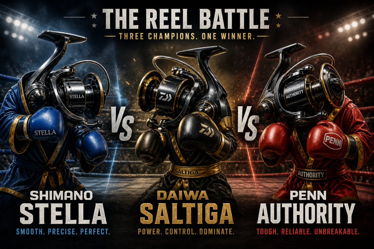 Shimano Stella vs Daiwa Saltiga vs Penn Authority